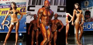 Bračni par iz Borče na pobedničkom postolju Supružnici na postolju - bodybilding