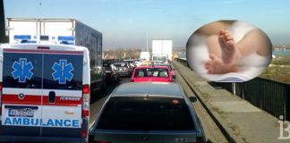 Porodila se žena na Pančevačkom mostu Hitna pomoć na Pančevcu