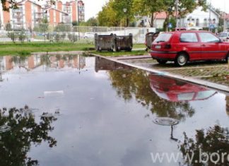 Izlivaju se fekalne vode kod škole u Borči Izlivanje kanalizacije Borča