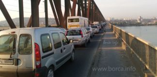 Na Pančevcu radovi na sanaciji oštećenja Pančevački most - zastoj