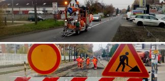 Obeležen kolovoz u Ivana Milutinovića. Bele Bartoka u radovima. Nastavak u Bratstva i jedinstva! radovi - asfaltiranje