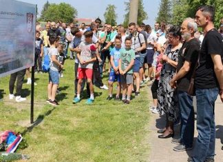 Stadion „Tibor Cerna“ otvoren u Kovilovu u znak sećanja na heroja sa Košara (VIDEO)