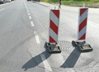 Nije dugo prošlo a nov asfalt propao u Bratstva i jedinstva Rupa na putu