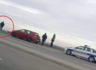 Izleteo sa puta na Severnoj tangenti Auto izleteo sa puta
