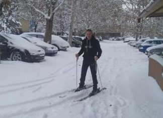 Ma kakav Kop, skijam samo po Borči Bane skija u Borči