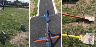 Tužne slike parkića u Ovči Slike parkića u Ovči