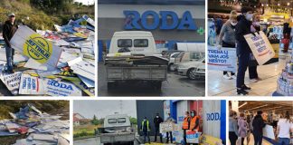 UG sa leve obale vratilo „Rodi“ reklamni materijal bačen na nasip