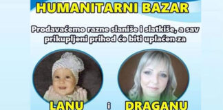 Humanitarni bazar u Borči za malu Lanu i našu komšinicu Draganu