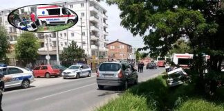 Полицајцу позлило у вожњи. Ауто слетео у канал поред пута