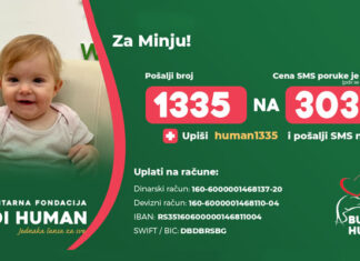 Буди хуман – За Мињу !